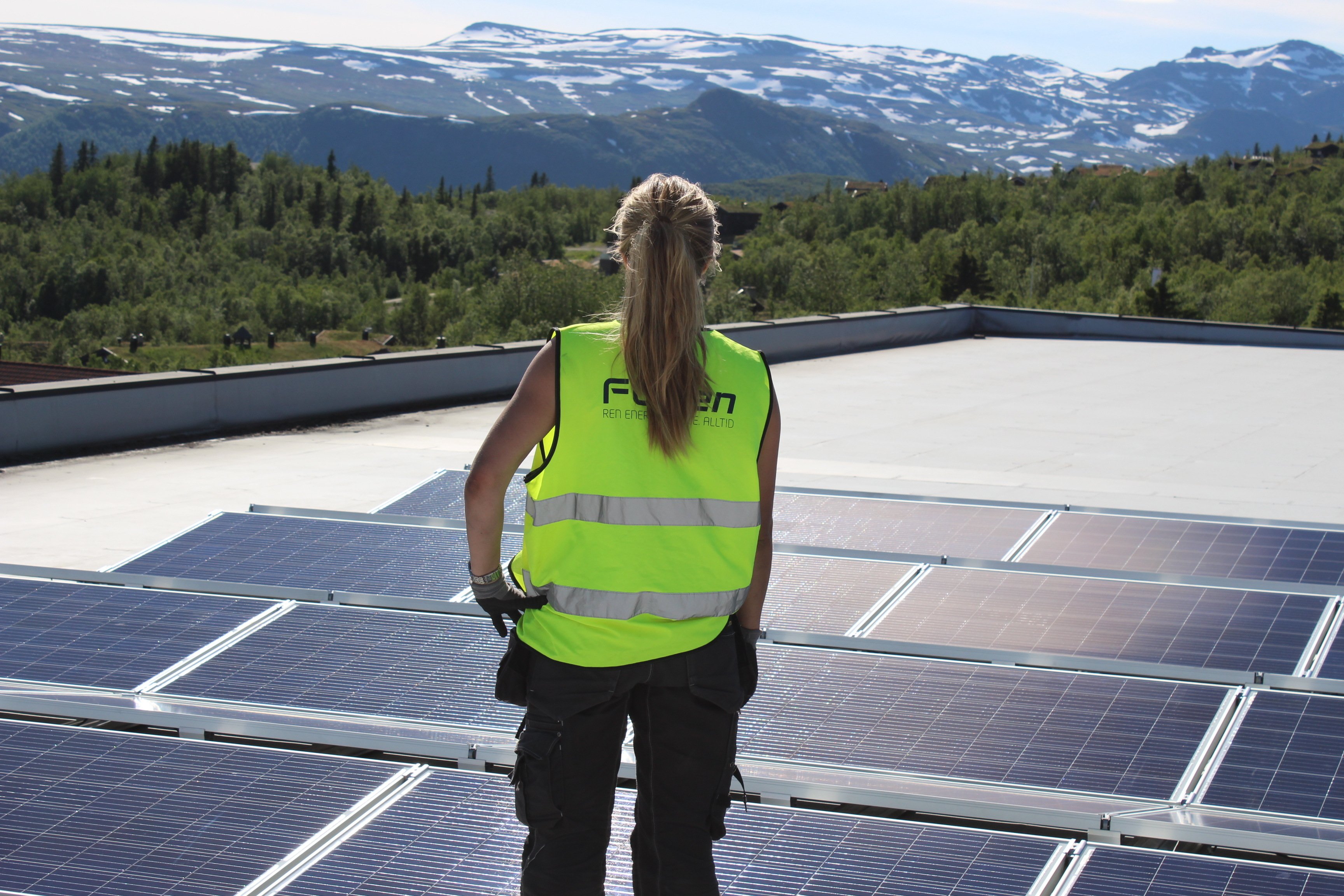 Solceller på Beitostølen